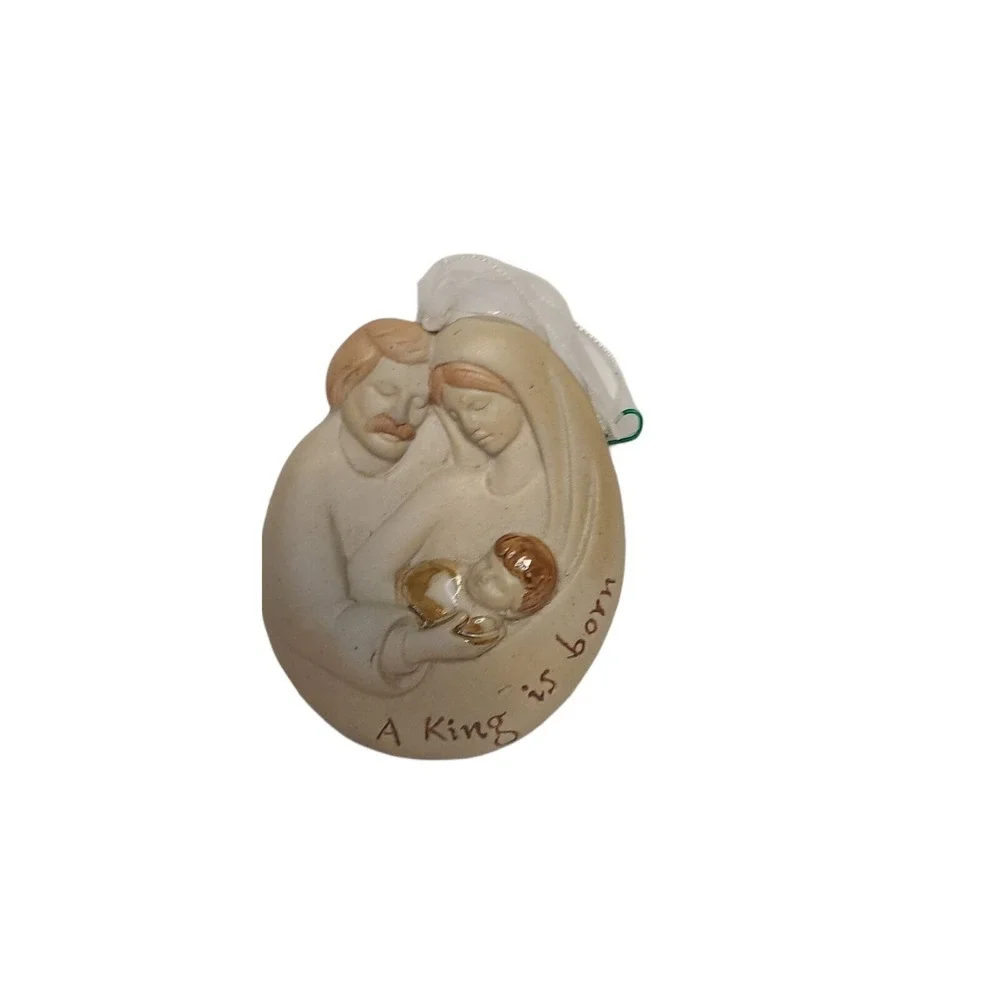 Holy Family Of Peace Nativity Ornament 4'' Ornament Holiday Decor Christmas‎